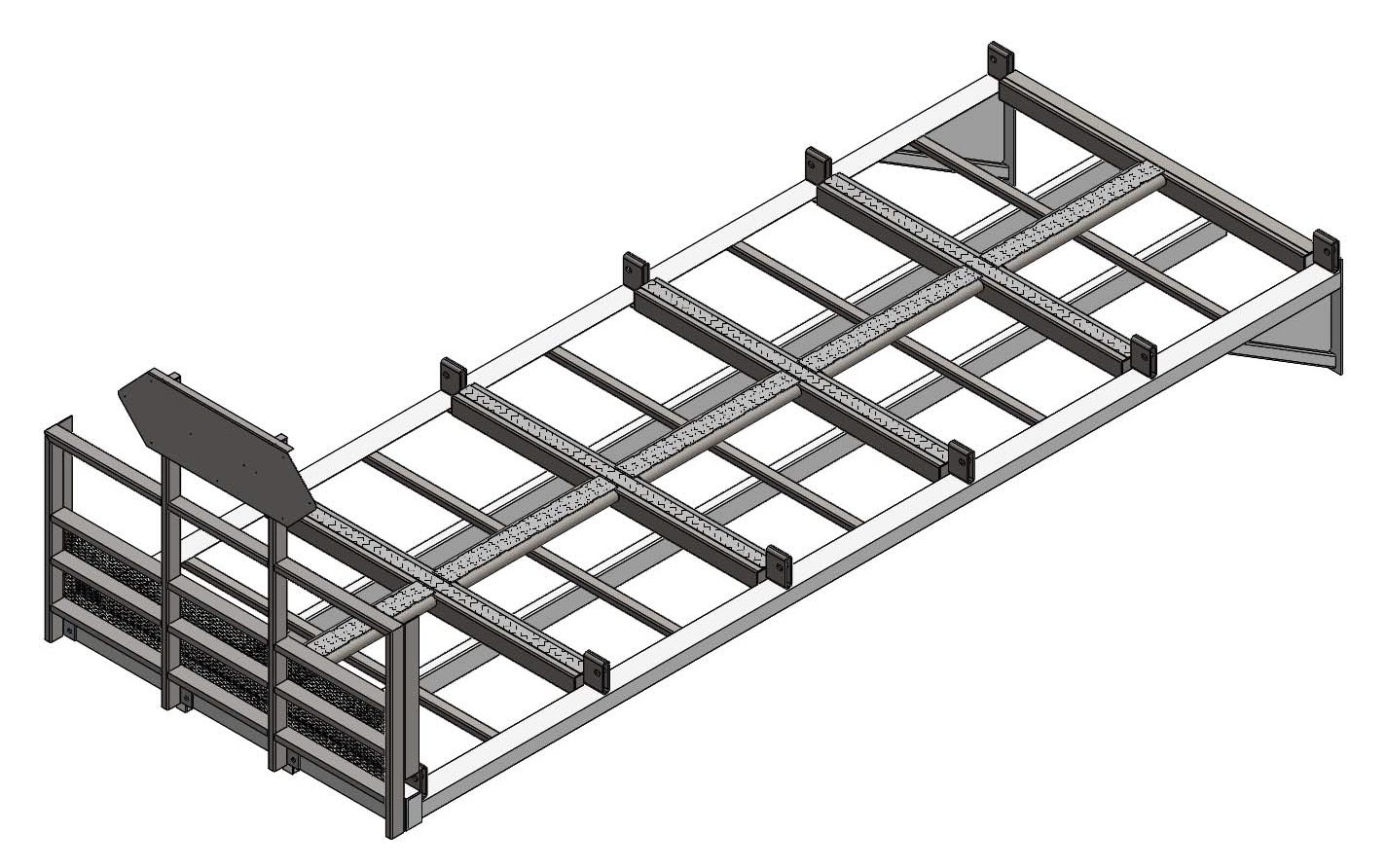 10 PALLET WITH FRONT FENCE