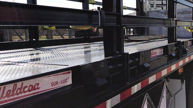 Weldcoa Sur-Loc pallet on a truck