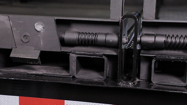 locking mechanism for Weldcoa's Sur-Loc gas pallet 