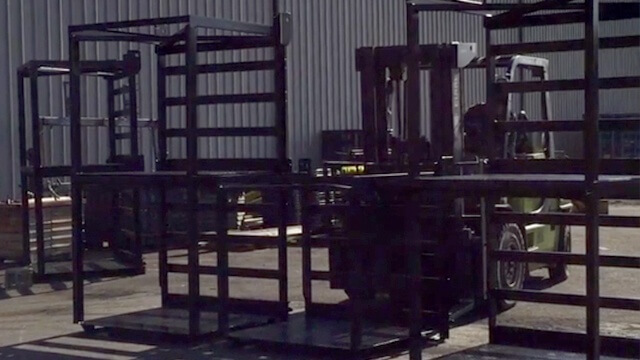Various Weldcoa Stack-Loc gas pallets