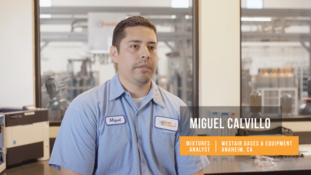Miguel Calvillo from Westair Gases & Equipment