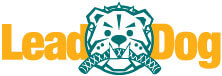 LeadDogFinalWhiteOutlineGoldType