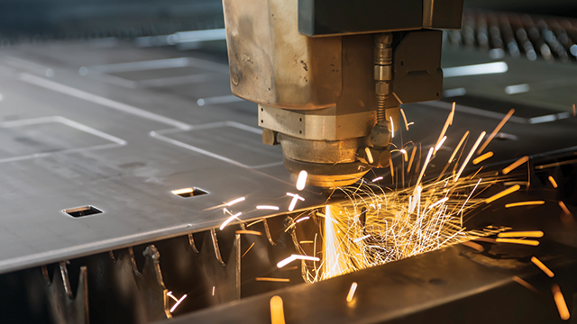 Close Up of Laser Torch in Shop 640x360 pixels