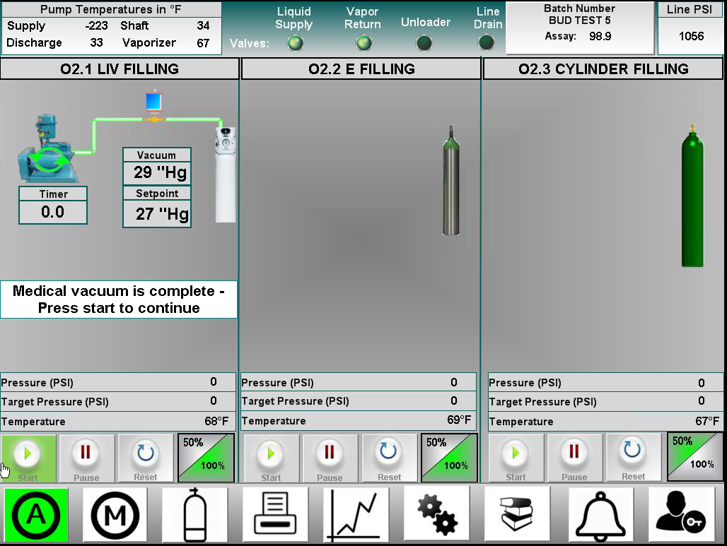 Vacuum screen
