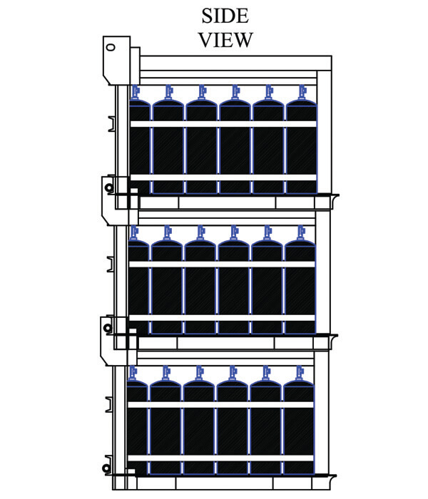 Stack-Loc B Pallet Side View